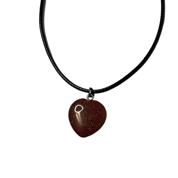 Crystal heart necklace - Picture 2 of 6